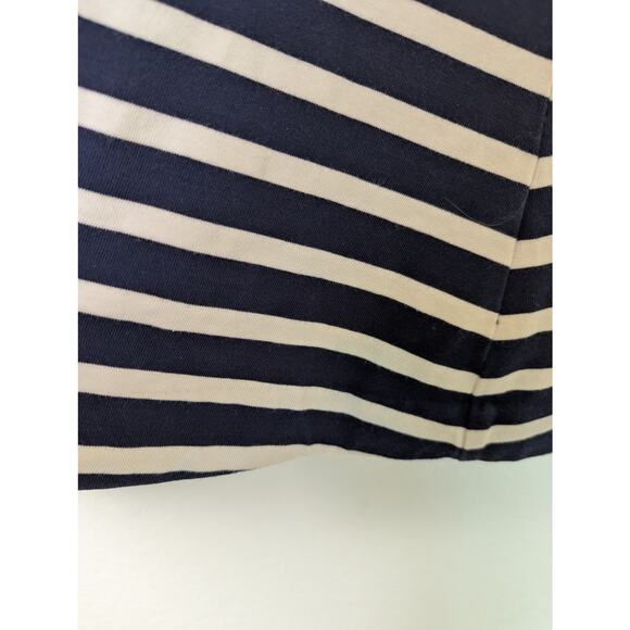 J.Crew 365 Breton Stripe Navy White Fit and Flare Dress Size 2X Nautical Beachy - Picture 8 of 12